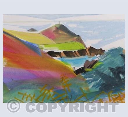 'Rainbow October, Cape Cornwall'
