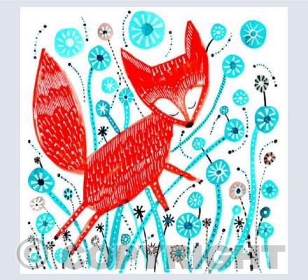 jumping fox