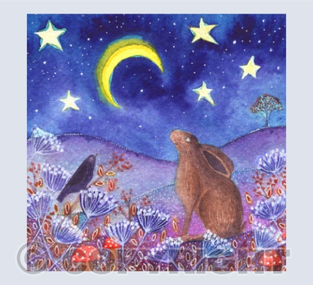 Moon Gazing Friends