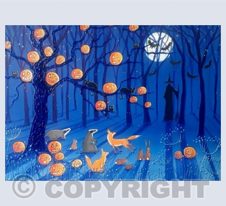Halloween in the Forest