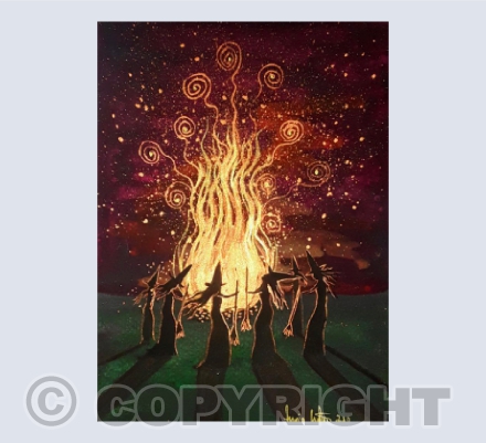 Sacred Fire card