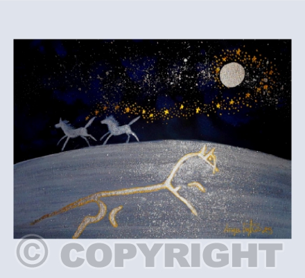 Uffington White Horse in Winter