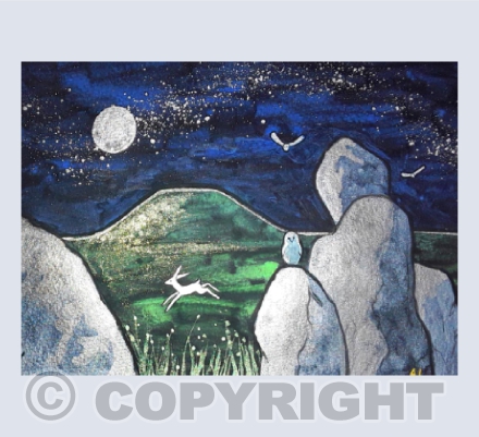 Silbury Hill from West Kennet Long Barrow