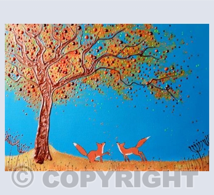 Autumn Foxes