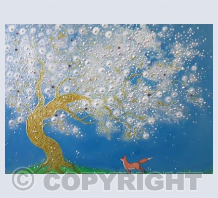 The Old Blossom Tree and the Fox