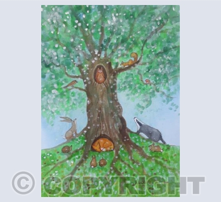Mystical Oak Tree
