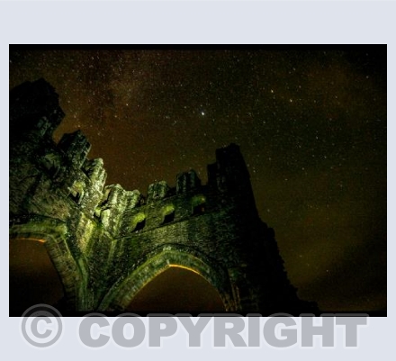 Starlit Llanthony Priory Ruins 
