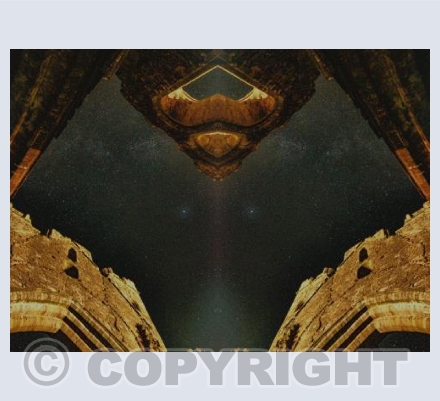 Symmetrical Starlit Ruins