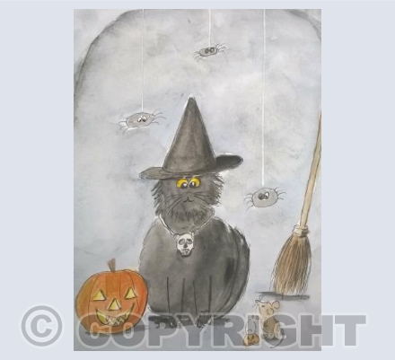halloween cat