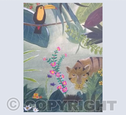 Tiger in the Jungle