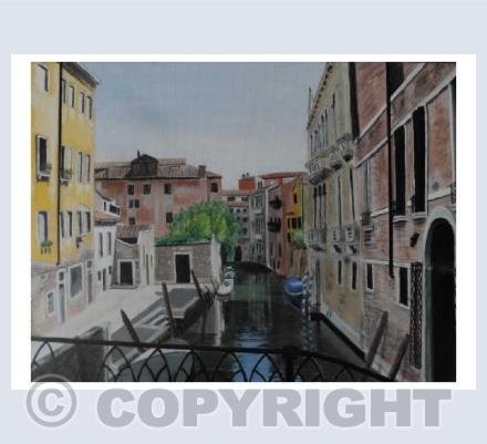 View from a footbridge