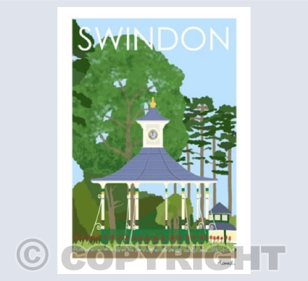Swindon Town Gardens card