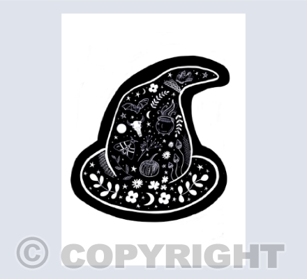 Lino witch hat