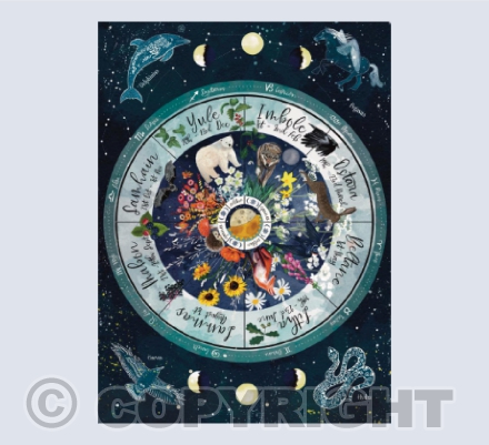 Wheel of the year card