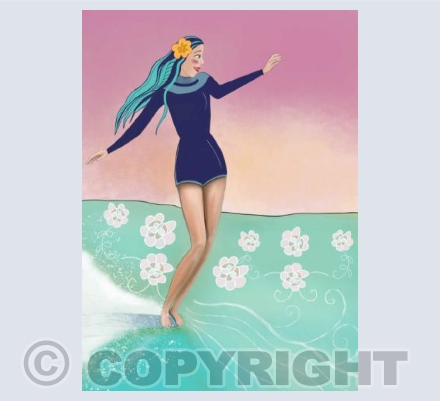 surf girl