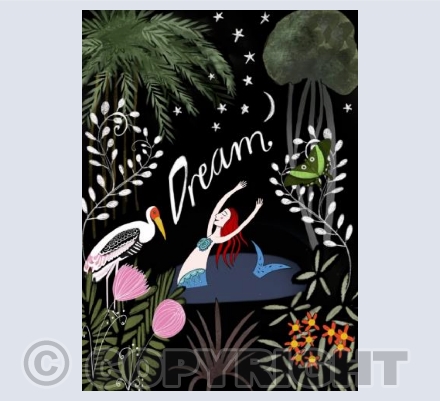 tropical mermaid
