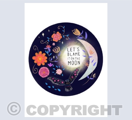 blame it on the moon