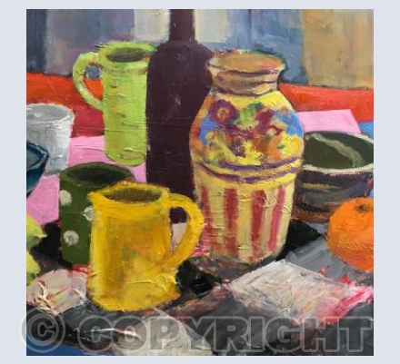 Still Life with Italian Pot