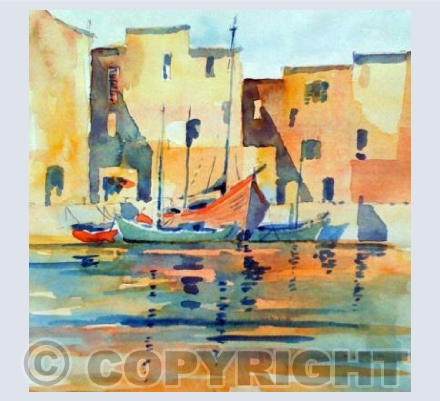 fishing boats Corfu