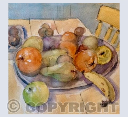 Still life watercolour