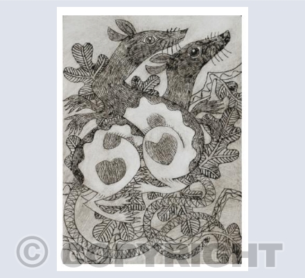 Brown Japanese Fancy Rats