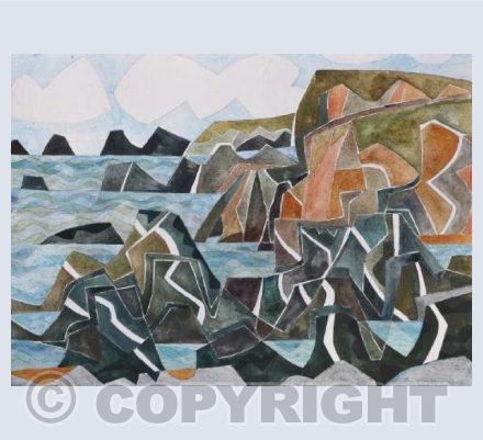 Lee Bay Cliffscape I