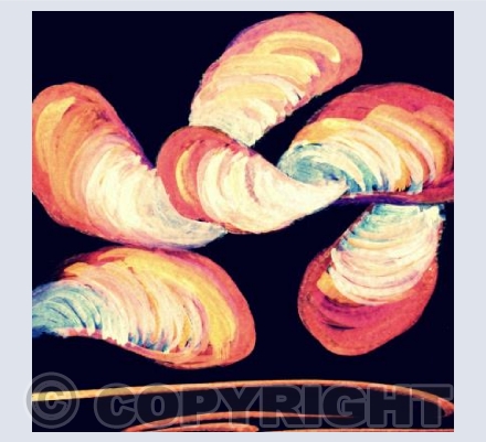 Mussels Aglow
