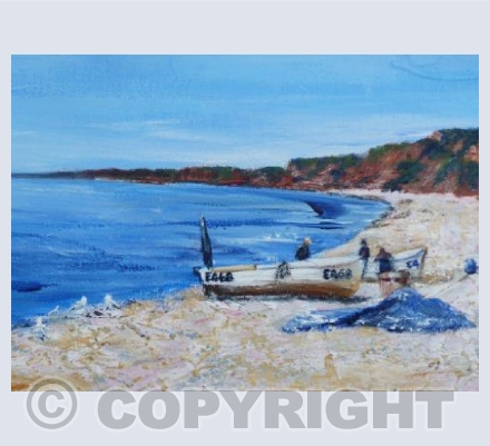 Our Fishermen in Budleigh Salterton