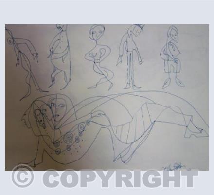 Five Characters Standing, Four Lying