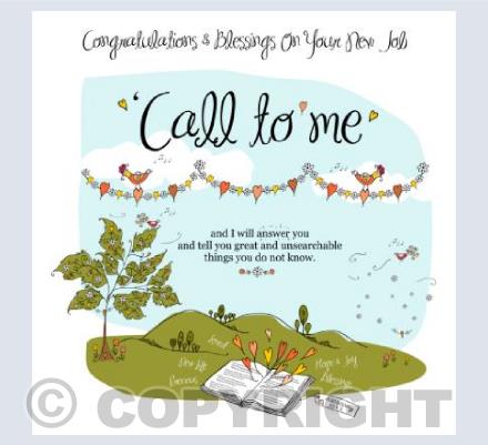 Jeremiah 33 v 3 New Job