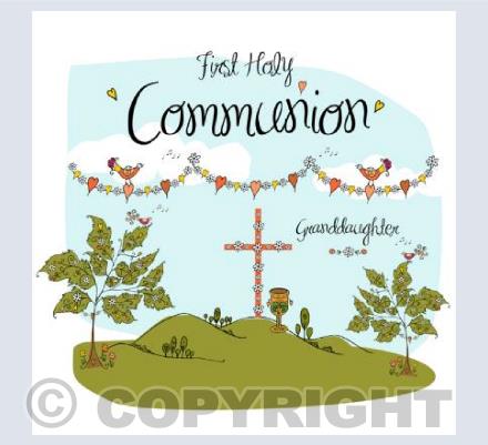 1st Holy Communion Granddaughter