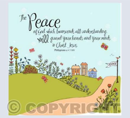 Philippians 4 v 7 Flag