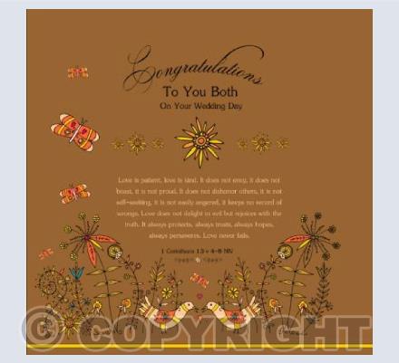 1 Corinthians 13 v 4-8 Birds
