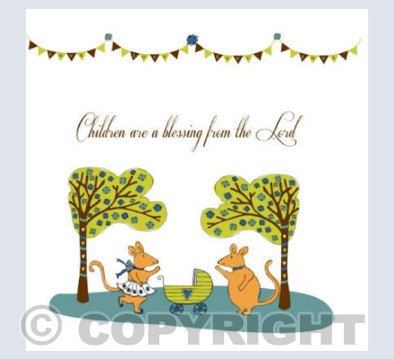 Children Are A Blessing Blue