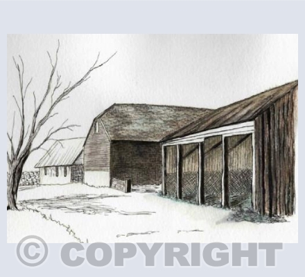 Barns near Hemsworth, Dorset