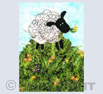 Sheep on a hill