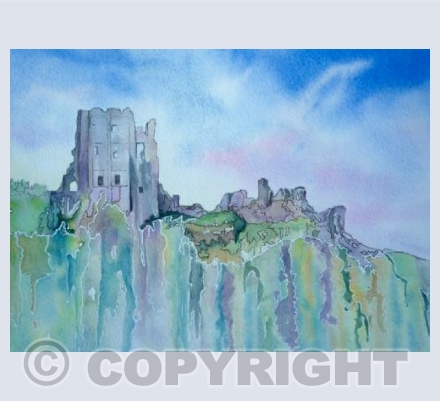 Corfe Castle - Abstract