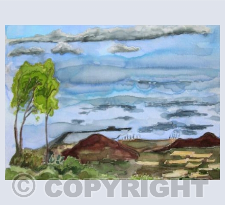 View from above Granadilla, Teneriffe