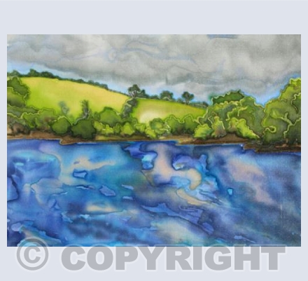 The flow of the river Fal