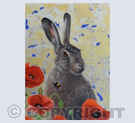 Poppys,Hare & Bumblebee