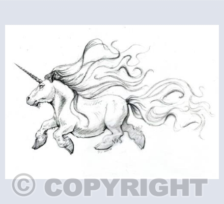 Charging Unicorn (Petite)