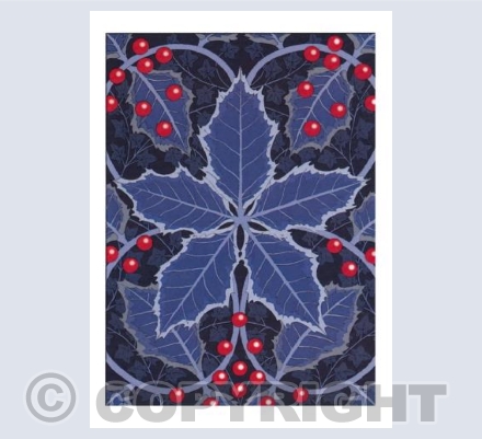 Blue Holly Star