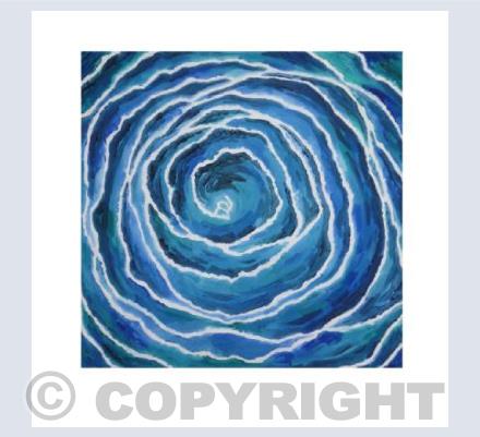 Blue Spiral