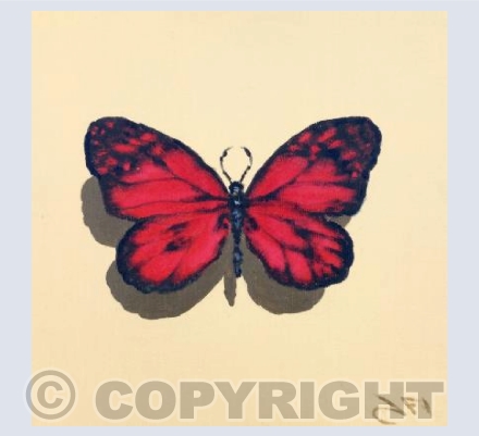 Red butterfly 