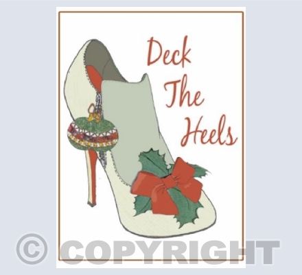 Deck the Heels shoe boot