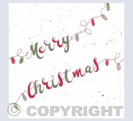 Merry Christmas lights