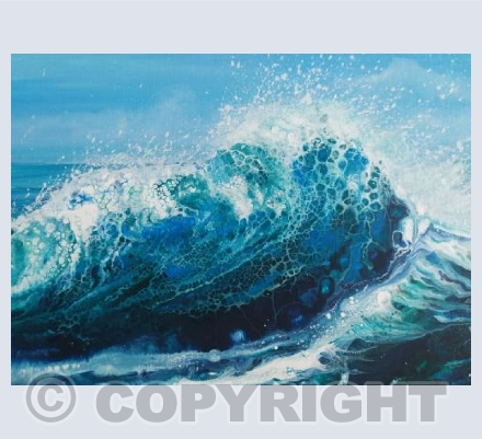 Blue surf