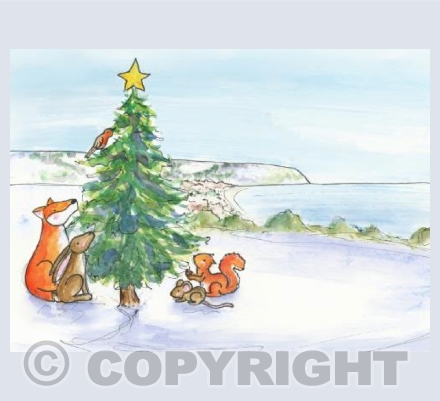 Christmas at Swanage card