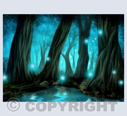 Enchanted woods card