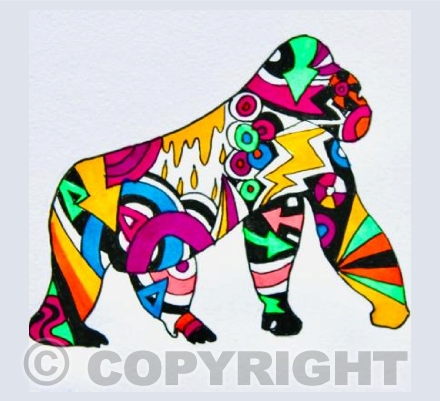 Graffiti gorilla
